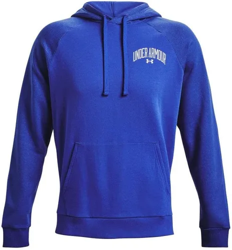 Miniatura 4 de Under Armour Sudadera con capucha Rival Wordmark Colorblock para hombre