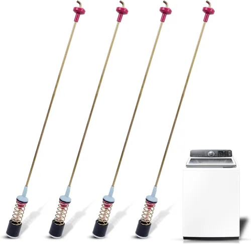 El conjunto del amortiguador de varilla de suspensión de 4 piezas reemplaza DC97-05280S para Samsung WA48J7700AW/A2 WA48H7400AP/A2 WA48H7400AW/A2