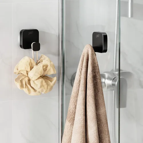 Miniatura 3 de TAILI Gancho grueso de succión de baño de acero inoxidable 304 para toalla, lufa, albornoz, soporte de ventosa fuerte patentado, gancho de pared