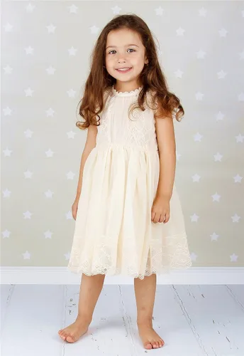Miniatura 4 de Bow Dream Vestido para niñas de encaje con flores