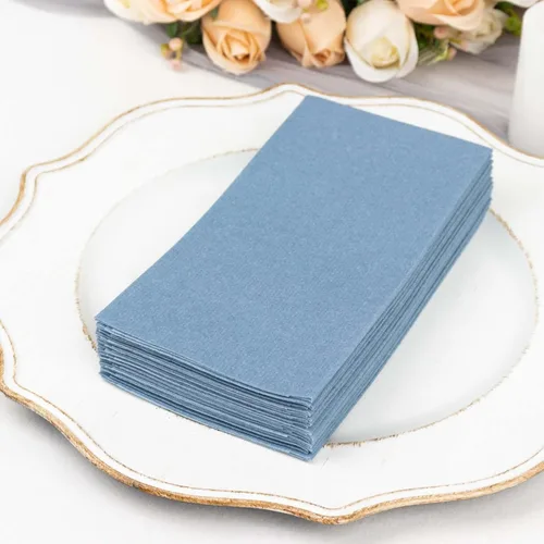 Miniatura 32 de Efavormart - Paquete de 20 servilletas de papel Airlaid suaves de lino de color burdeos, altamente absorbentes, desechables Borgoña