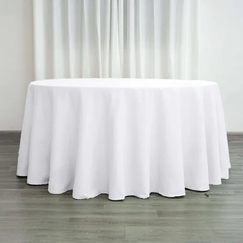 Miniatura 116 de Efavormart - 5 manteles rectangulares de poliéster blanco de 60 x 102 pulgadas, para banquetes, bodas, fiestas, restaurantes