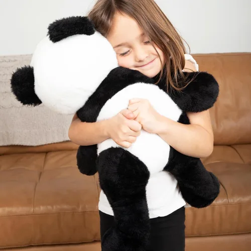 Miniatura 6 de HUGIMALS Bowie The Panda - Peluche sensorial pesado y cómodo lindo de 20 pulgadas, 4.5 libras, grande, sin perfume, lavable, calmante, animal