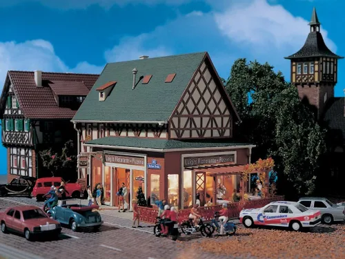Miniatura 2 de HO Scale Luigi's Pizzeria - 7 x 4-1/2 x 5" 7.1 x 4.5 x 5.0 in