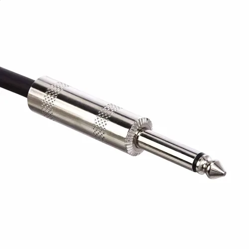 Miniatura 4 de Amazon Basics TS - Cable recto para instrumentos de 1/4 de pulgada para guitarra eléctrica, bajo y teclado con blindaje antiruido, 10 pies