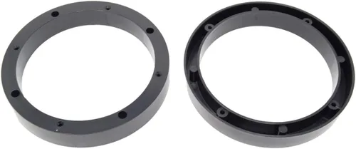 Miniatura 2 de 2 pares de anillos espaciadores de altavoz de plástico de 6.5" - Adaptador de montaje de instalación personalizada de rango medio para subwoofer