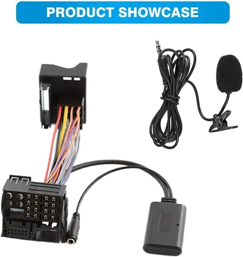 Miniatura 5 de Adaptador auxiliar de audio con micrófono, adaptador AUX de audio compatible con BMW Z4 E85 2003-2008, compatible con BMW Z4 E86 2003-2008