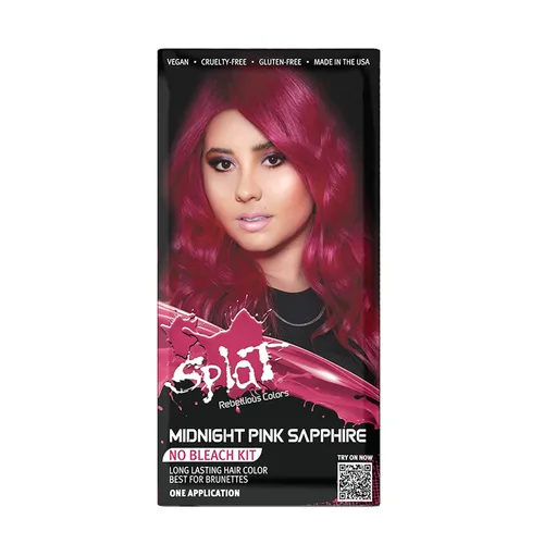 Miniatura 20 de Splat Hair Splat Rebellious Colors 30 Wash - Kit de coloración para el cabello, jade medianoche, 6 onzas Jade(Midnight Jade)