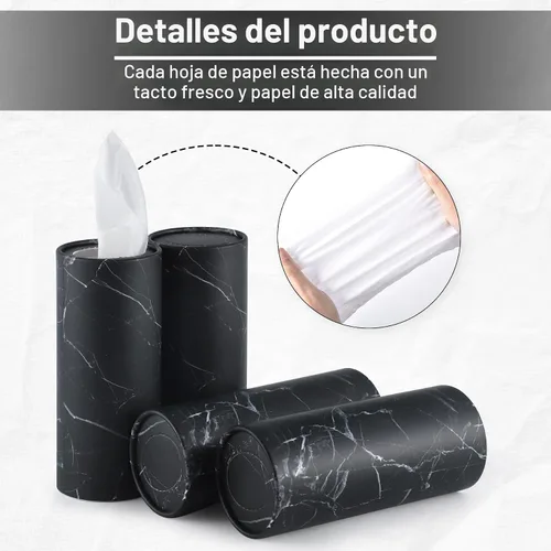 Miniatura 3 de SINGARO Portapañuelos para Coche, Paquete de 4 Portavasos para Pañuelos Faciales con Bolsa de Pañuelos de Viaje, Caja de Pañuelos para Coche