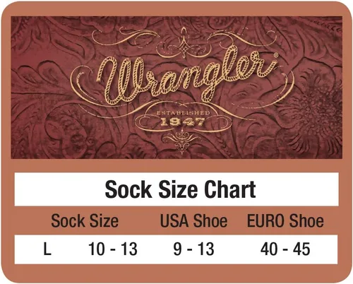 Miniatura 2 de Wrangler Men's Lightweight Ultra-dri Boot Socks 3 Pair Pack