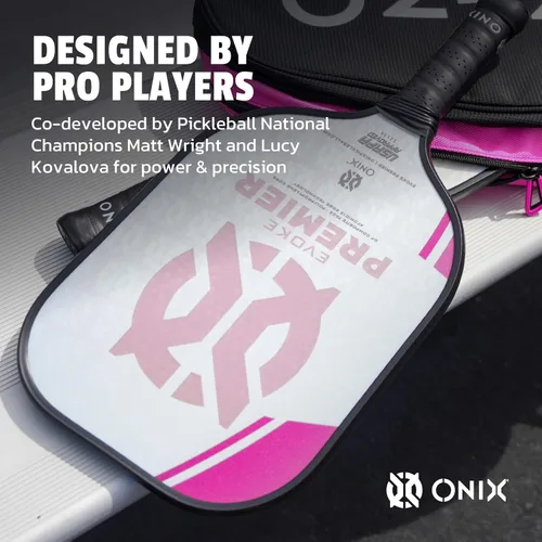 Miniatura 3 de Onix Evoke Premier Professional Tournament Pickleball Paddle Composite Face Impact Paddle