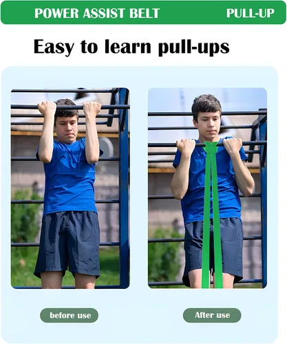 Miniatura 8 de Pull Up Assistance Bands - Resistance Bands Set - Multi-Level Resistance, Fitness Band, Full Body Training, Suitable for Exercise and Physical