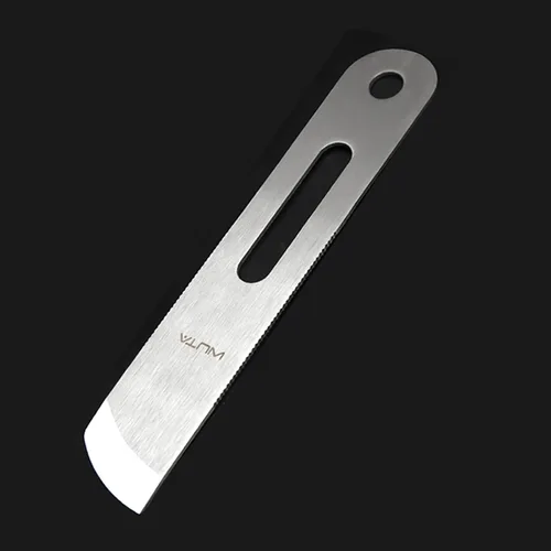 WUTA Cuchillo de skiving cuchillo de adelgazamiento de cuero 420B martensítico acero inoxidable artesanía esquiadores diseño profesional DIY Hoja de