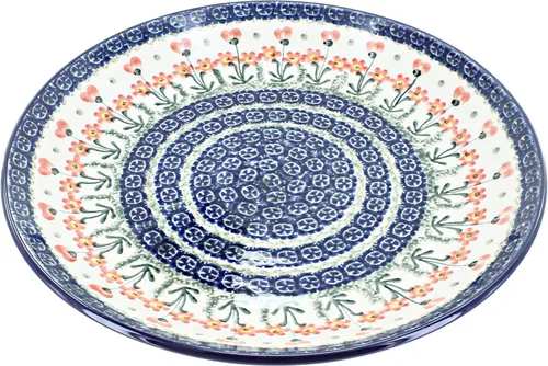 Miniatura 18 de Cerámica pulida de rosa azul – Plato de cena Athena marrón – 10.5 pulgadas de diámetro – Ideal para comidas diarias, comidas informales o como