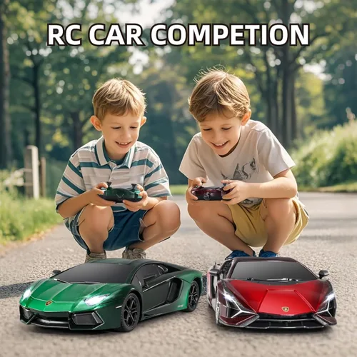 Miniatura 6 de MIEBELY Lamboghini - Auto RC a control remoto a escala 1:24, juguete Lambo de 3.7 V, 500 mAh, LP700 auto de control remoto rápido para niños de 8 a