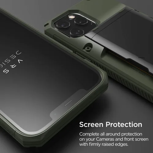 Miniatura 5 de VRS DESIGN Damda Glide Pro - Funda para iPhone 12 Pro Max, con [4 tarjetas] Premium Robusta [Semiautomática] Funda para tarjeta de crédito