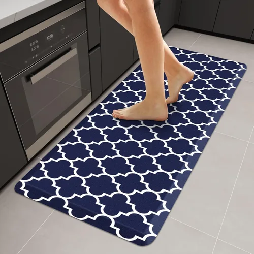 Miniatura 86 de WISELIFE - Tapete antifatiga para piso de 4/5 pulgadas, tapete de cocina antideslizante, impermeable, resistente, ergonómico, cómodo, duradero