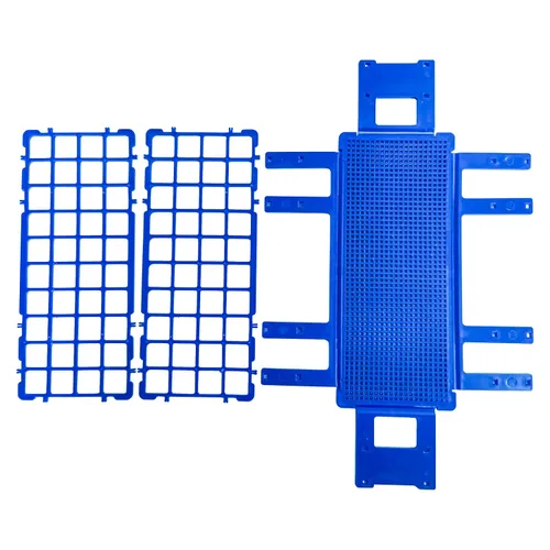 Miniatura 3 de Paquete de 3 estantes de plástico para tubos de ensayo, 21 agujeros, soporte para tubos de ensayo de laboratorio para tubos de ensayo de 1.181 in
