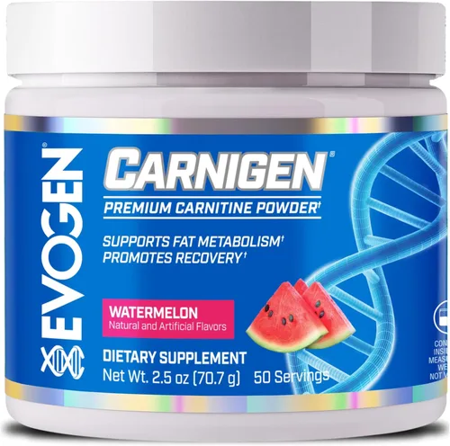 Miniatura 10 de Evogen Carnigen Plus Caffeine - Polvo de carnitina premium Apoya el metabolismo de las grasas y promueve la recuperación Matriz de suplemento