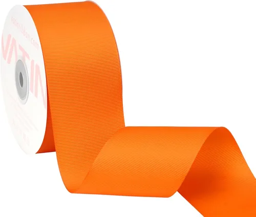 Miniatura 51 de Vatin - Rollo de cinta de grogrén, rollos de 25-50 yardas, perfecto para decoración de bodas, coronas, baby showers, envolturas de paquete de regalo