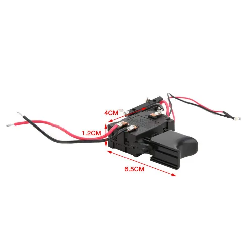 Miniatura 4 de Interruptor de taladro, interruptor de taladro inalámbrico de 7.2 V-24 V, control de velocidad de taladro con marcha atrás para interruptor