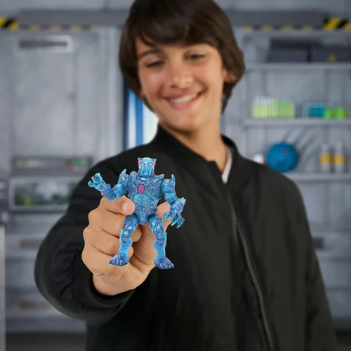 Miniatura 9 de MrBeast Lab Paquete Múltiple de Híbridos, Revela Diferentes Partes Híbridas para Crear 2 Figuras de Acción de Mezclar y Combinar, Más Partes