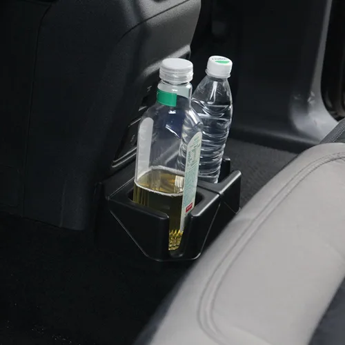 Miniatura 7 de Soporte de bandeja de almacenamiento para Ford Bronco 2021 2022 2023 2024, accesorios interiores, organizador negro, organizador trasero doble extra