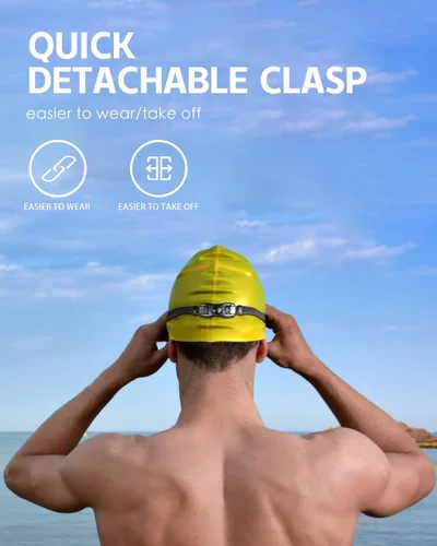 Miniatura 5 de Gafas de natación, gafas de natación sin fugas, protección completa para adultos, hombres, mujeres y jóvenes