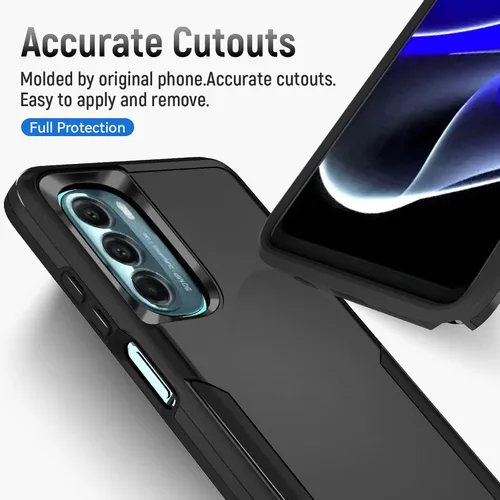 Miniatura 3 de Funda para Moto G Stylus 5G 2022, con Protector de Pantalla, [Probada contra Caídas de Grado Militar] Funda Protectora de Servicio Pesado Resistente