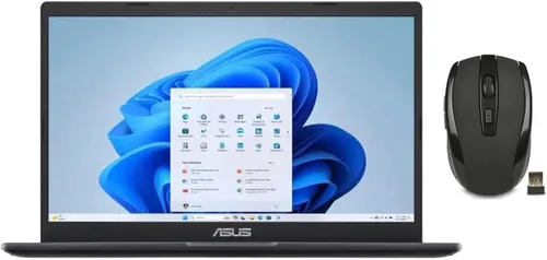 ASUS Vivobook Go Laptop FHD de 14 pulgadas, Intel Celeron N4500, gráficos Intel UHD, WiFi, Bluetooth, Star Black, 4 GB de RAM, SSD de 128 GB,