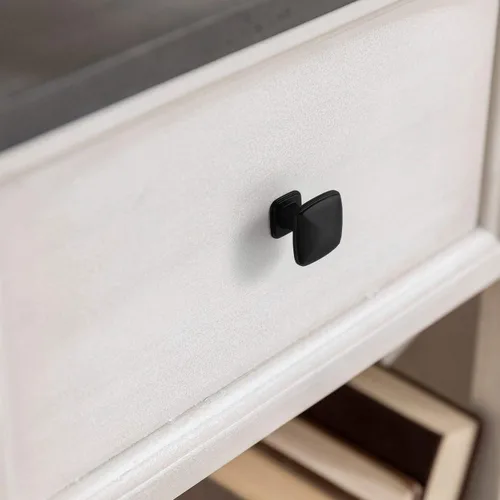 Miniatura 3 de Amerdeco K0003MB - Paquete de 10 pomos negros mate para cajones de armario de cocina, pomos de gabinete de cocina, manijas de gabinete de un solo