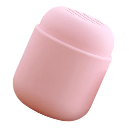 Miniatura 9 de Caja de almacenamiento de soplo de polvo, contenedores rosados, esponja de belleza, maquillaje rosa, portátil, esponjas para maquillaje, esponjas