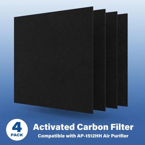 Miniatura 4 de AP-1512HH - Filtro de repuesto para Coway Airmega AP1512HH, purificadores de filtro de aire de 656.2 ft, parte # 3304899, 1 prefiltro lavable, 2