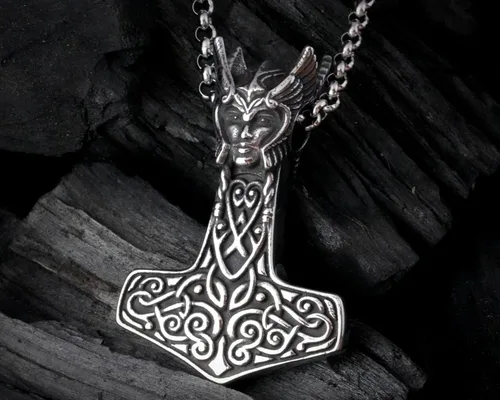 Miniatura 39 de Baldur Jewelry - Collar de martillo Thors Mjölnir - Colgante de martillo de Thor nórdico vikingo joyería vikingo - Collar Thor - Regalos Thor