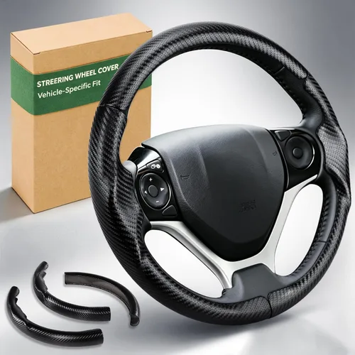 Miniatura 10 de Aimato Funda de volante personalizada para Honda Civic 2012-2015, delgada, antideslizante, resistente a los arañazos, accesorio exclusivo para Honda
