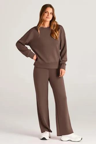 Miniatura 7 de PRETTYGARDEN Conjunto de 2 piezas para mujer, camiseta de manga larga y pantalones largos para otoño, conjunto de chándal