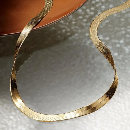 Miniatura 5 de Ross-Simons Italian 6mm Herringbone Chain Necklace