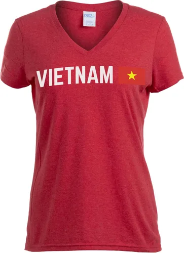 Miniatura 43 de Nations of the World - Camiseta con cuello en V para mujer