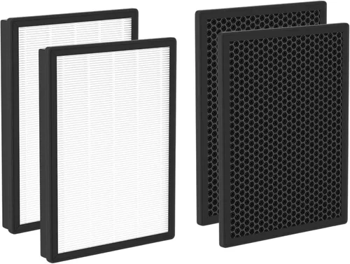 Miniatura 6 de Nispira Paquete de 1 filtro de repuesto AP-B102 compatible con el purificador de aire Alexapure Breeze 3049 True HEPA Carbon