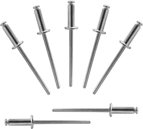Miniatura 40 de ALLCLEAN 50 piezas de remaches ciegos profesionales de acero inoxidable de 1/4" x 1/2", remaches POP de 6,4 x 12 mm, agarre y mandril de acero