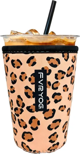Miniatura 113 de Fundas de neopreno reutilizables aisladas para café helado, fundas para tazas de café helado, fundas para bebidas heladas y calientes