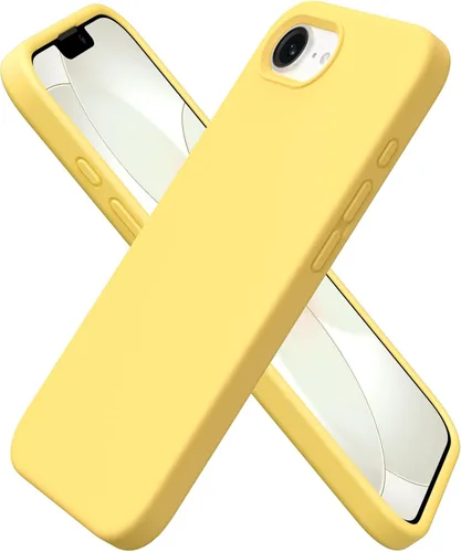 Miniatura 29 de ORNARTO Funda compatible con iPhone 16e de 6.1 pulgadas (2025), silicona líquida de 3 capas cubierta completa de goma de gel suave, funda protectora