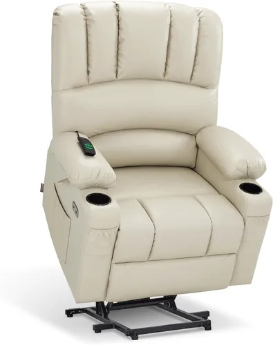 Miniatura 24 de MCombo Silla reclinable de elevación eléctrica extragrande para ancianos, silla elevadora con calor y masaje, reclinable para personas grandes