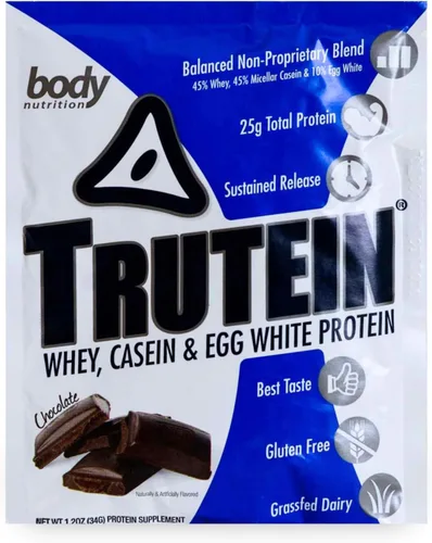 Miniatura 23 de Body Nutrition Trutein Polvo de Proteína Alto: 45% Suero, 45% Caseína, 10% Clara de Huevo, Sin Gluten, Bajo en Sodio, Polvo de Proteína de Suero