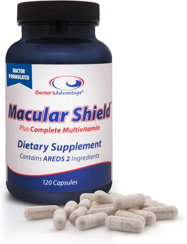 Doctor's Advantage Macular Shield - Vitaminas para los ojos más multivitamínico – 120 cápsulas, suministro para 30 días – Luteína y zeaxantina