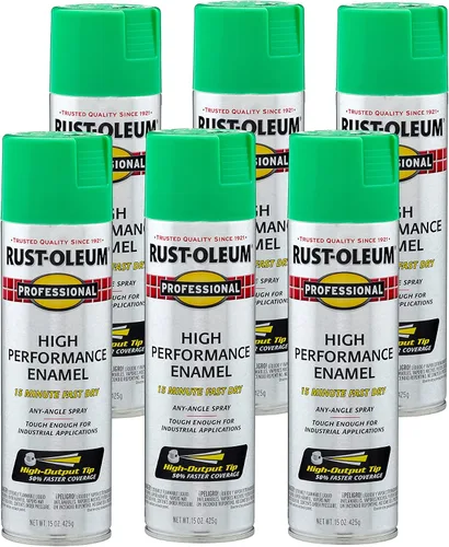 Miniatura 50 de Rust-Oleum 7515838 Pintura en aerosol de esmalte profesional de alto rendimiento, 14 onzas, aluminio