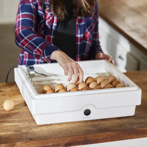 Miniatura 8 de Farm Innovators 3200 - Girador automático de huevos de 41 puntos, elimina el manejo manual y mejora la tasa de eclosión