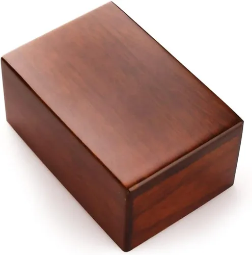 Miniatura 2 de Urnas de cremación para cenizas, caja de urnas funerarias conmemorativas para mascotas, urna decorativa de madera para perros y gatos, recuerdo