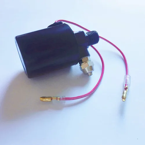 Miniatura 3 de Válvula solenoide de bocina de aire negro 12V piezas de camión Piezas de bocina Cuerno eléctrico Válvulas electrónicas Camión Electroválvula