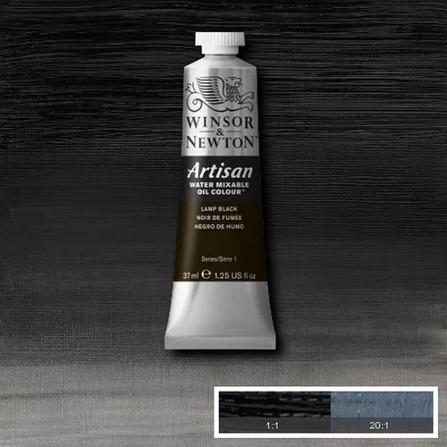 Miniatura 3 de Winsor & Newton Artisan - Pintura al óleo mezclable con agua Lámpara Negra
